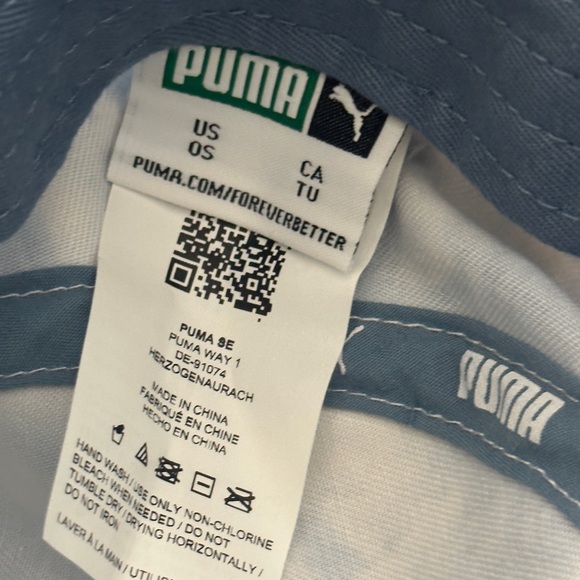 Puma Unisex Juno Blue Tie Dye Bucket Hat NWT - Picture 8 of 8